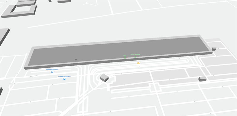 Aalborg terminal map