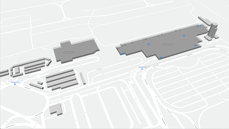 Lanzarote terminal map