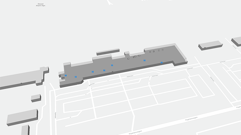 Ålesund-Vigra terminal map
