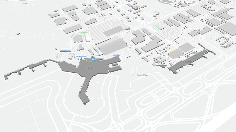 Auckland terminal map