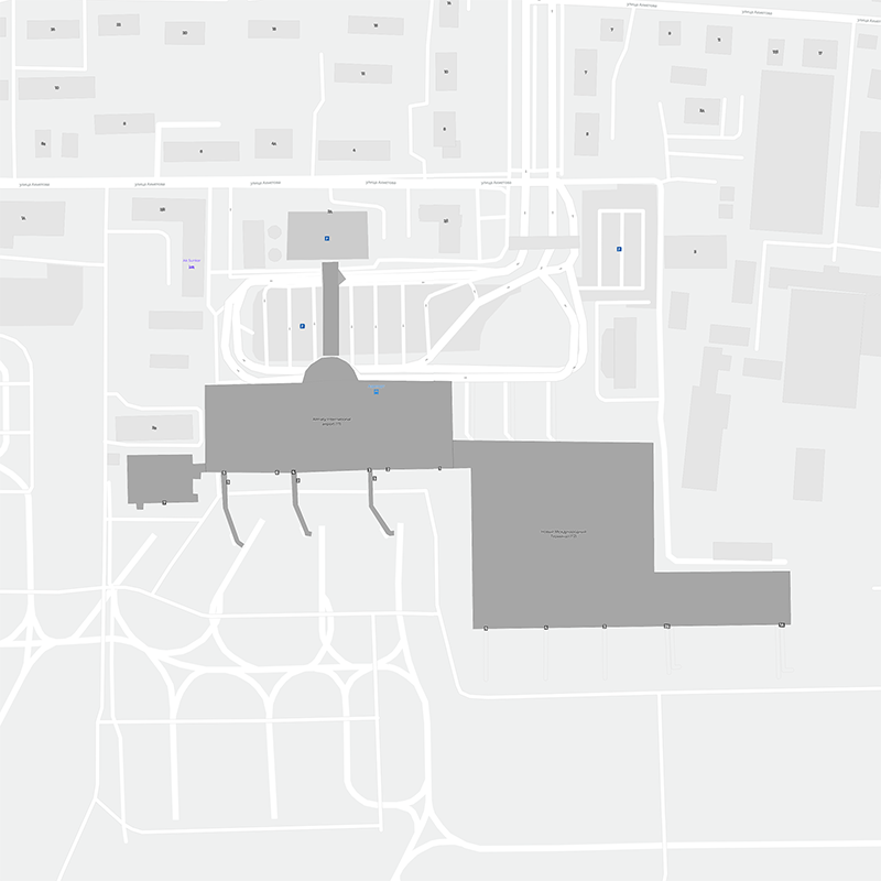 Almaty terminal map
