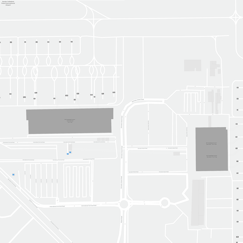 Ahmedabad Airport terminal map