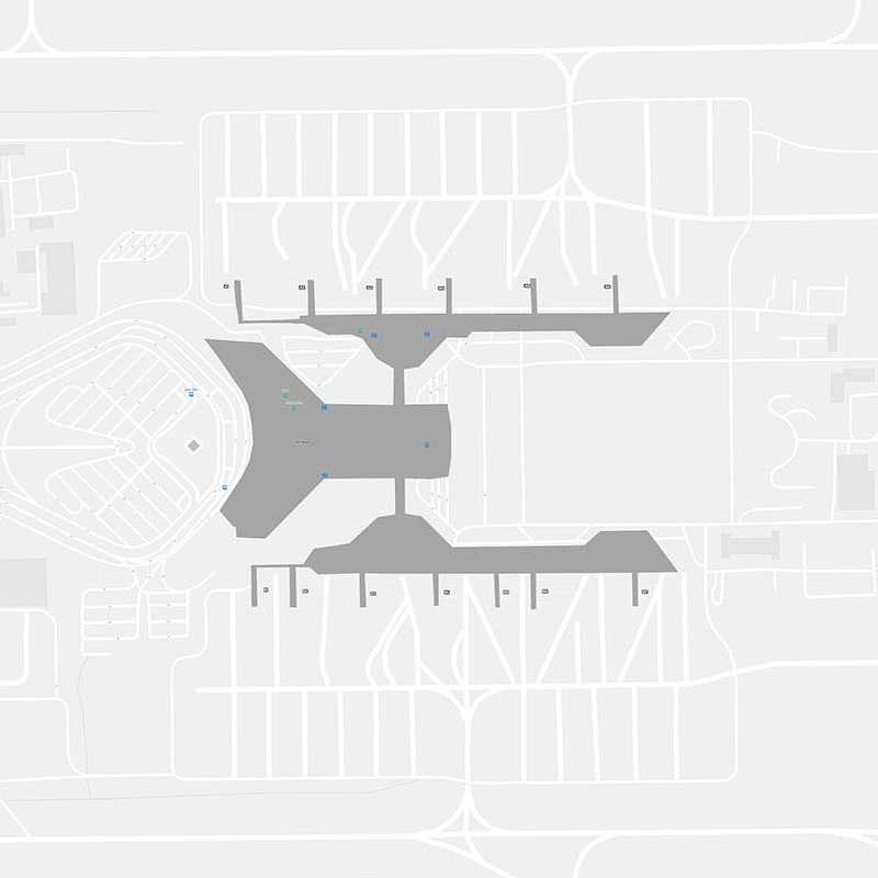 Queen Alia Intl terminal map