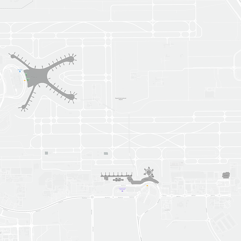 Zayed Intl terminal map