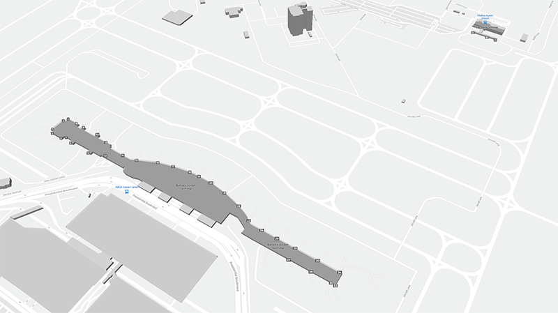 Austin-Bergstrom terminal map