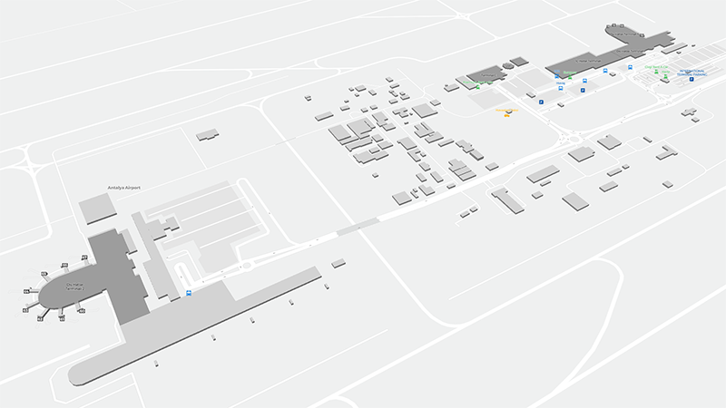 Antalya terminal map