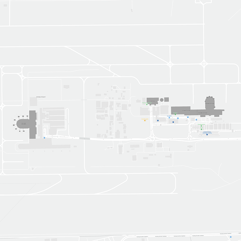 Antalya terminal map