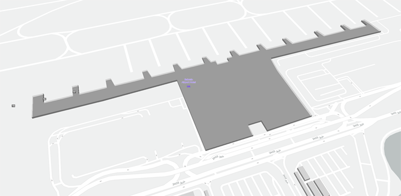 Baréin terminal map