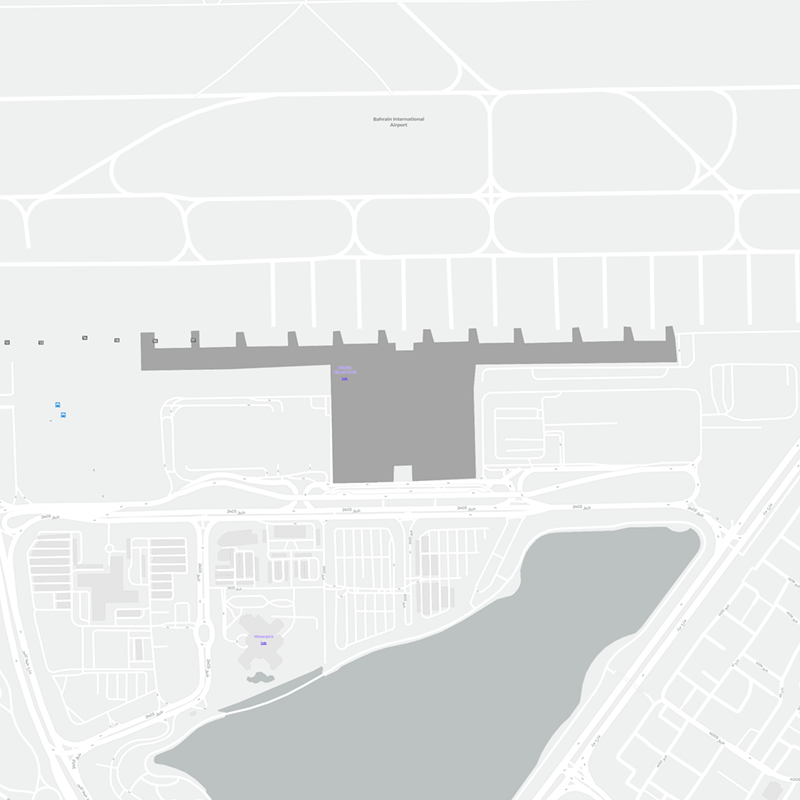Baréin terminal map