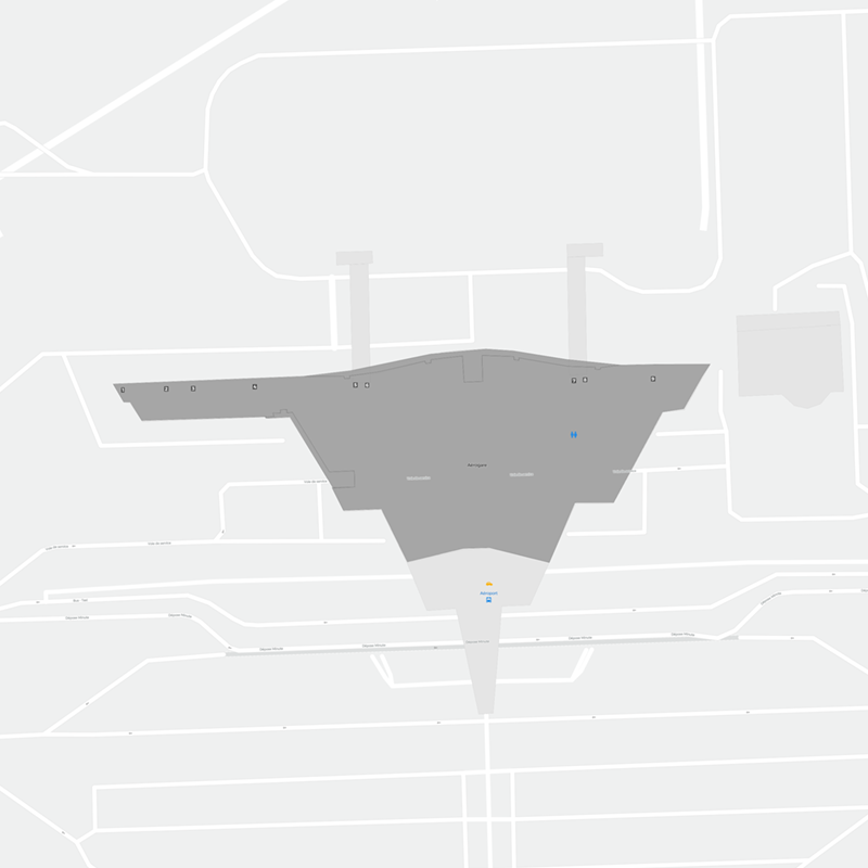 Guipavas terminal map