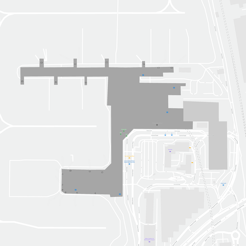 Birmingham Airport terminal map