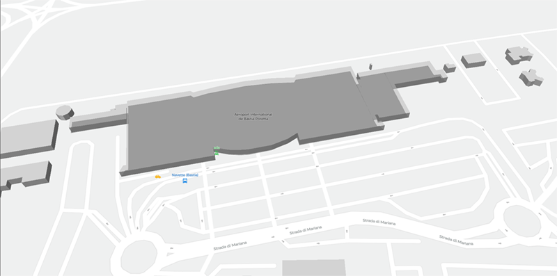 Poretta terminal map
