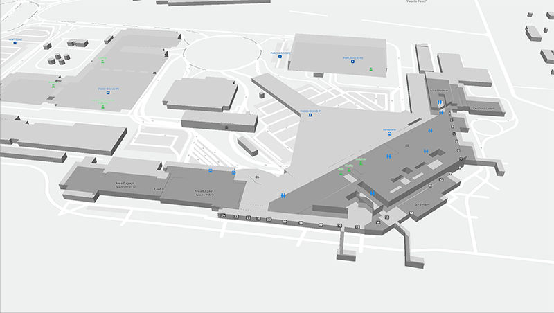 Aeroporto Guglielmo Marconi di Bologna terminal map