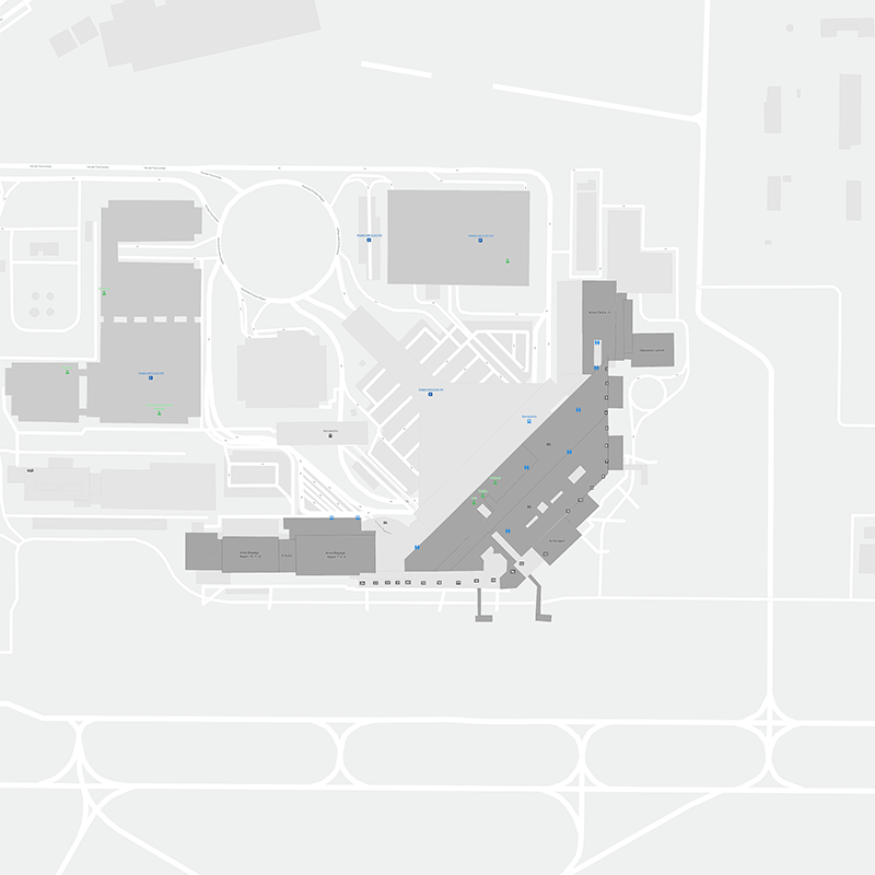 Aeroporto Guglielmo Marconi di Bologna terminal map