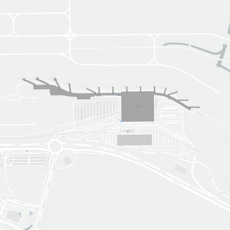 Brisbane International terminal map
