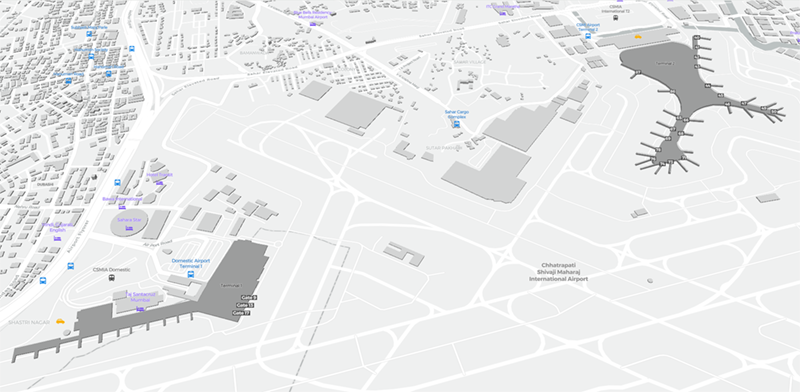 Chhatrapati Shivaji Maharaj International Airport terminal map
