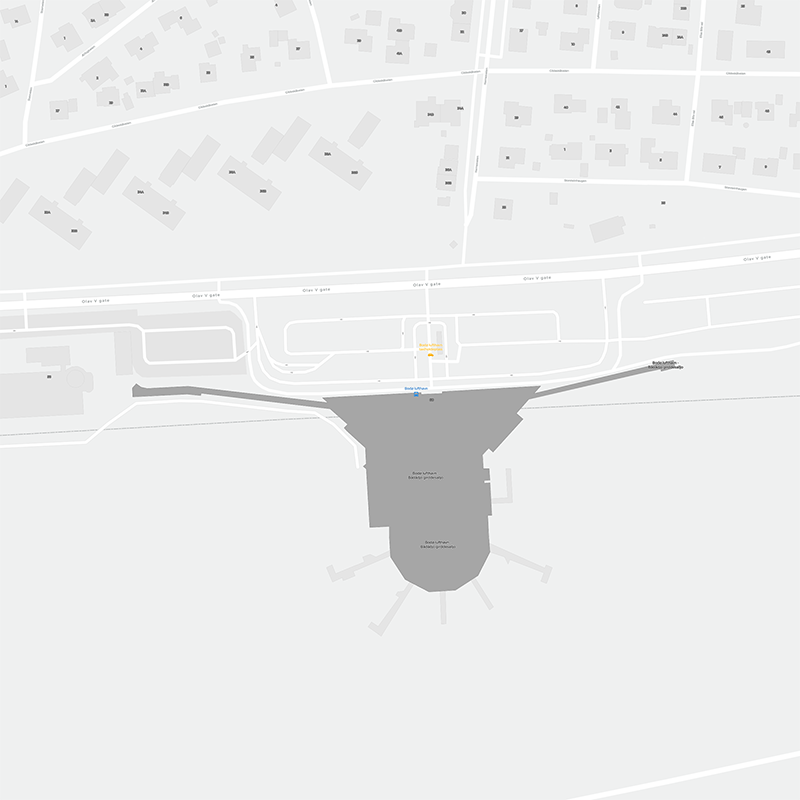 Bodø terminal map