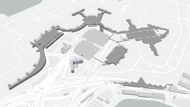 Logan Intl terminal map