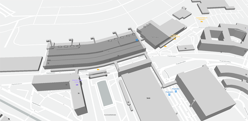 Bremen terminal map