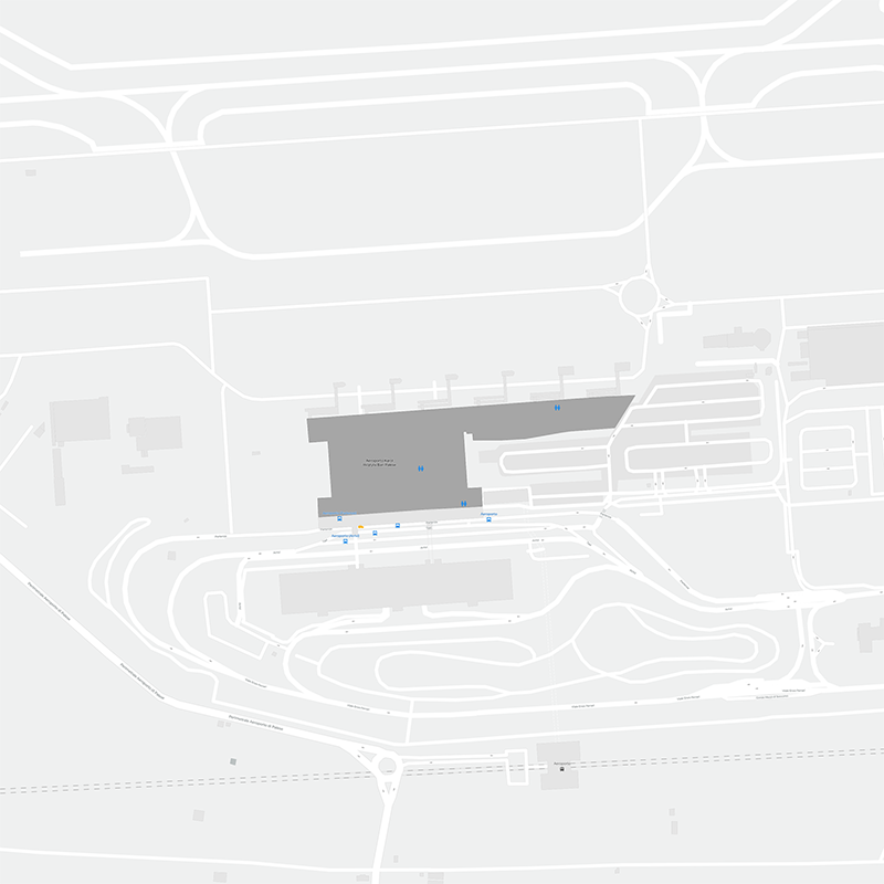 Bari-Karol Wojtyla terminal map