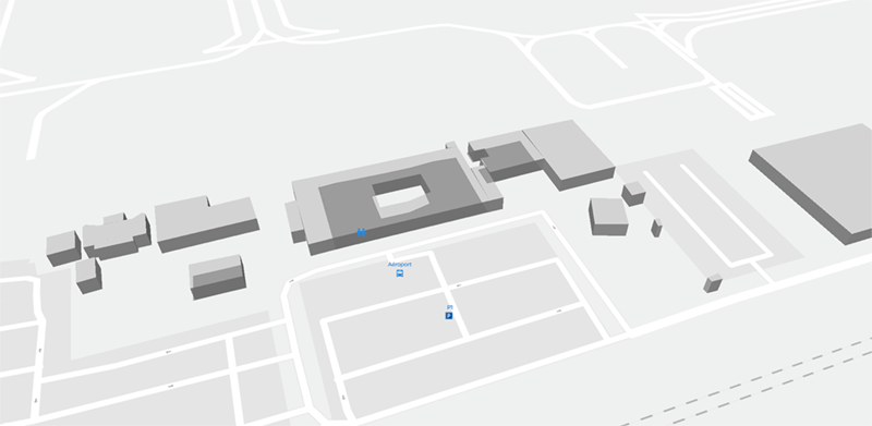 Beziers Vias terminal map