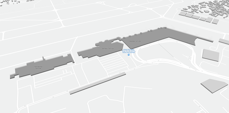 Kolkata Netaji Subhas Chandra Bose Intl Airport terminal map