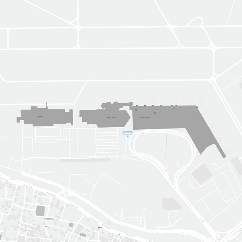 Kolkata Netaji Subhas Chandra Bose Intl Airport terminal map