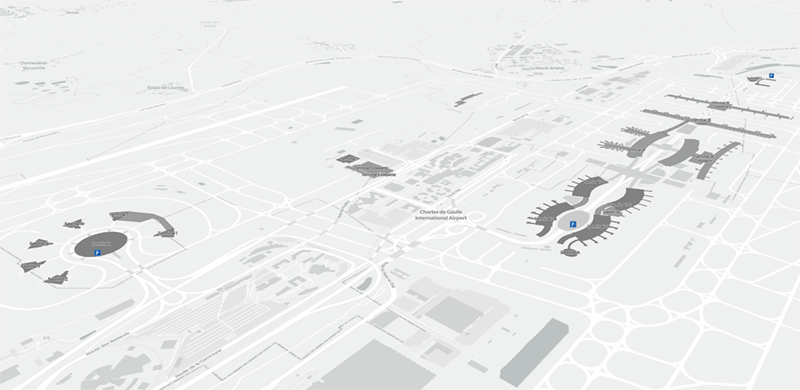 Charles De Gaulle terminal map