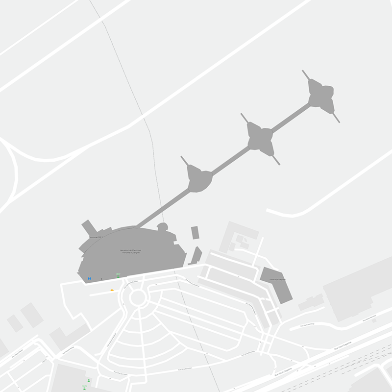 Aulnat terminal map