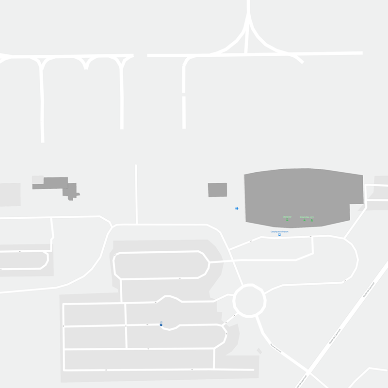 Carpiquet terminal map