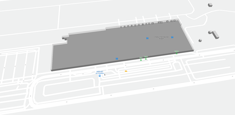 Chania International Airport terminal map