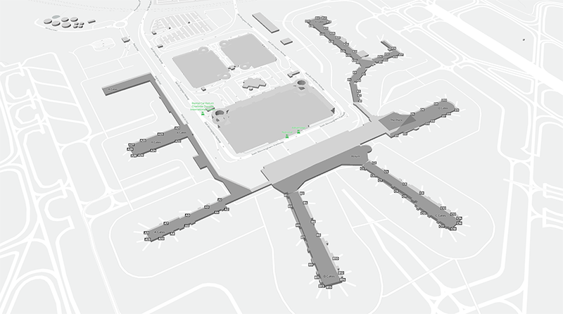 Douglas terminal map