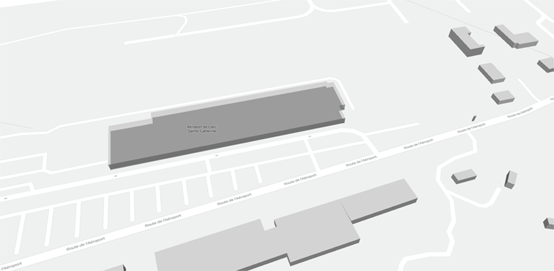 Ste Catherine terminal map