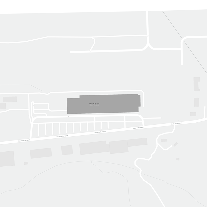 Ste Catherine terminal map