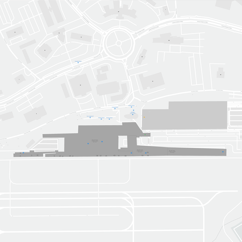 Brussels South Charleroi Airport terminal map