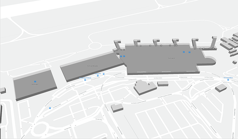 Fontanarossa terminal map