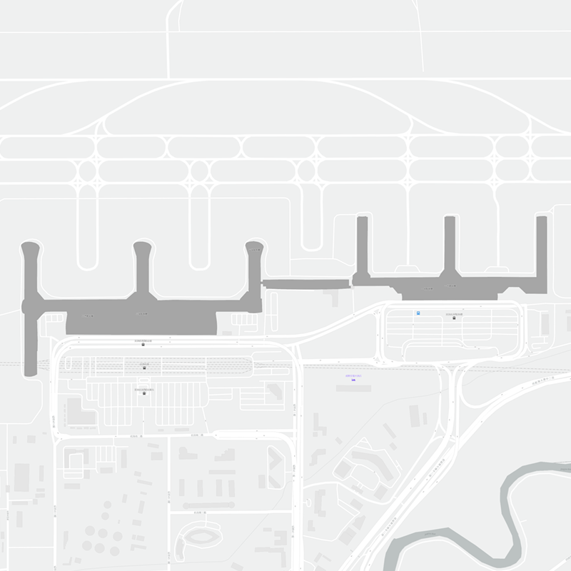 Chengdu Shuangliu International Airport terminal map
