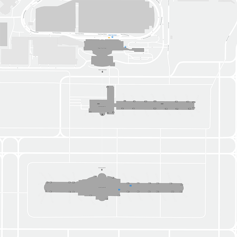 Cinci./N. Kentucky terminal map