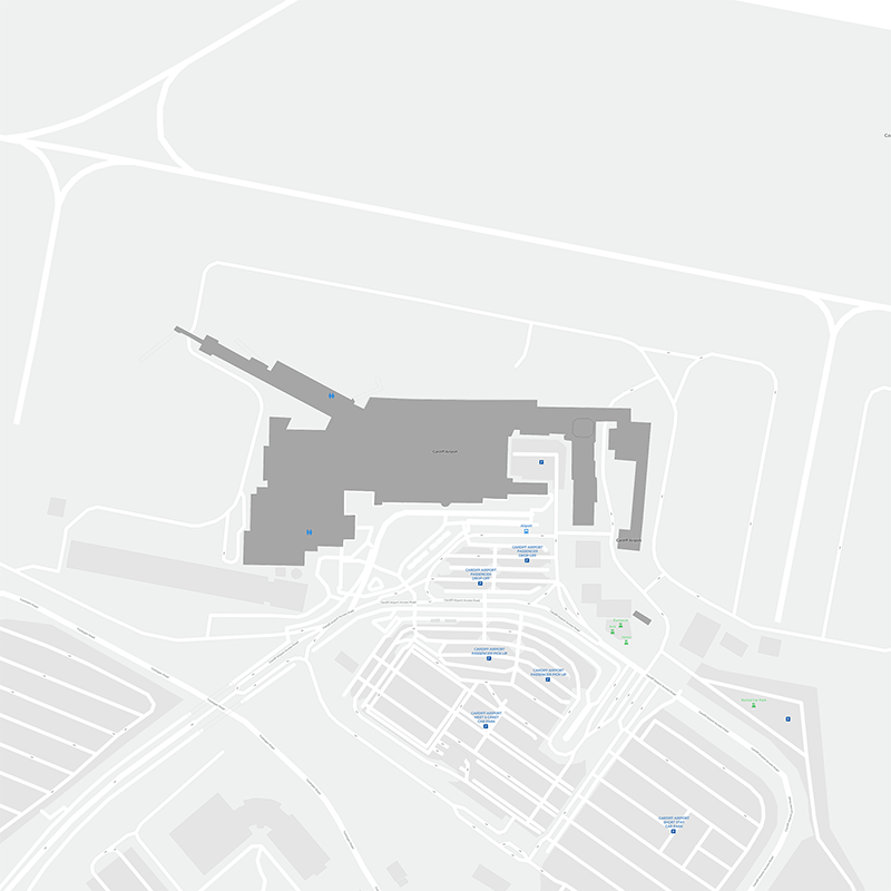 Cardiff Wales terminal map