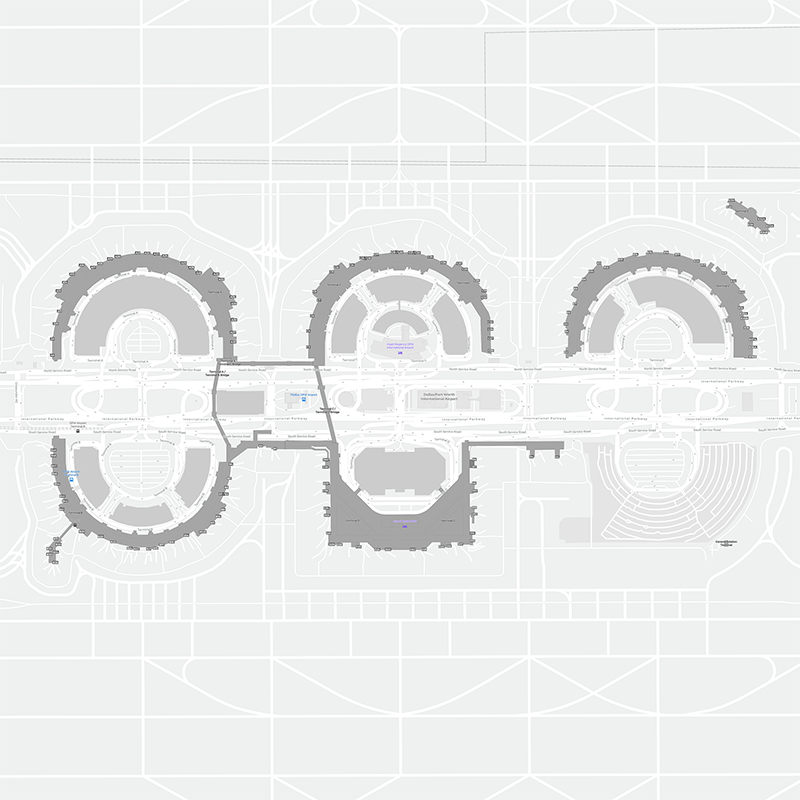 Dallas terminal map