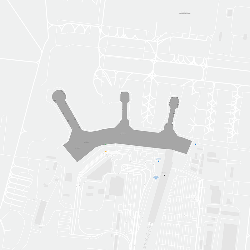Moscow Domodedovo Airport terminal map