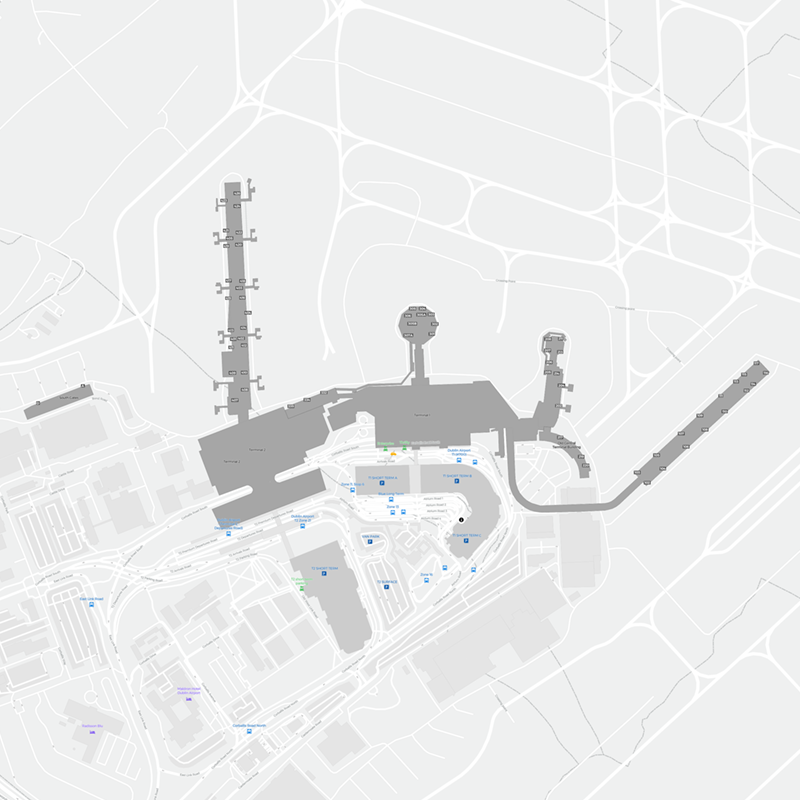 Dublin Airport terminal map