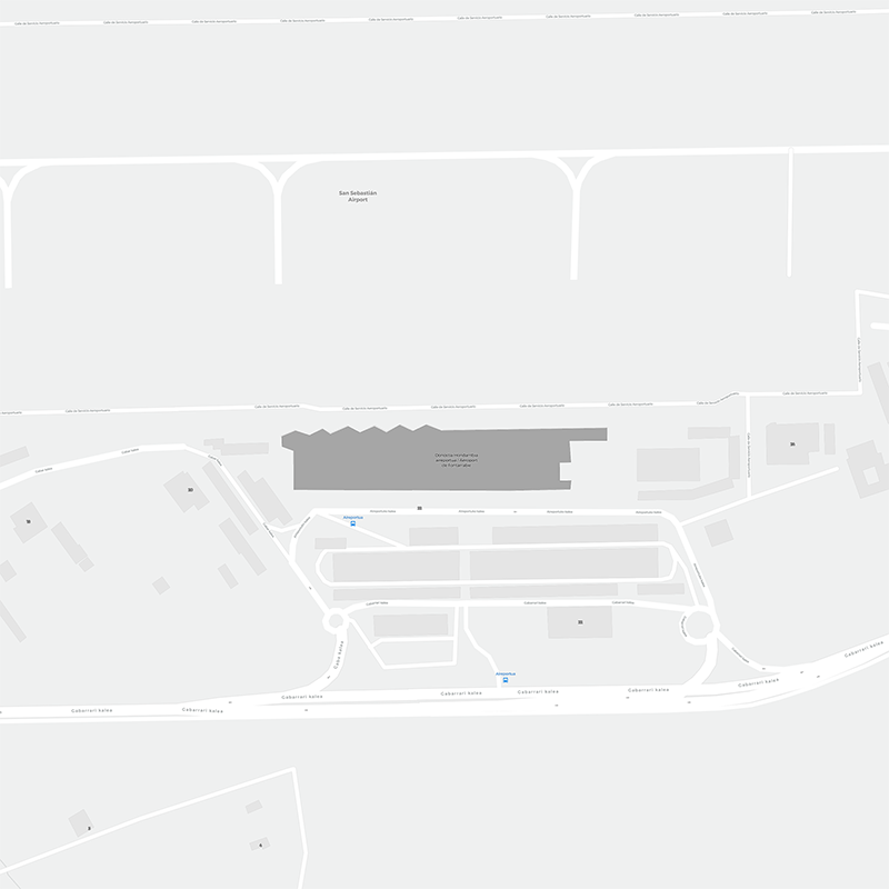 San Sebastián terminal map