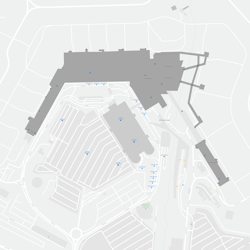 Edinburgh Airport terminal map