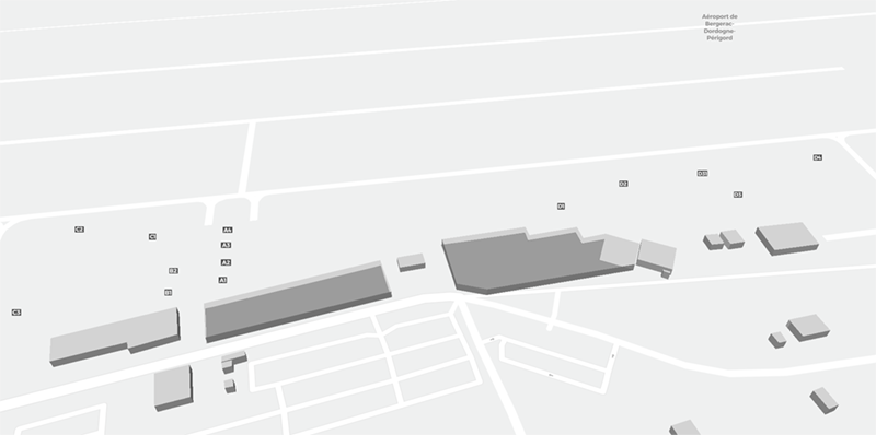 Roumanieres terminal map