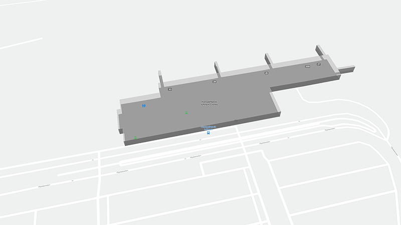 Evenes terminal map