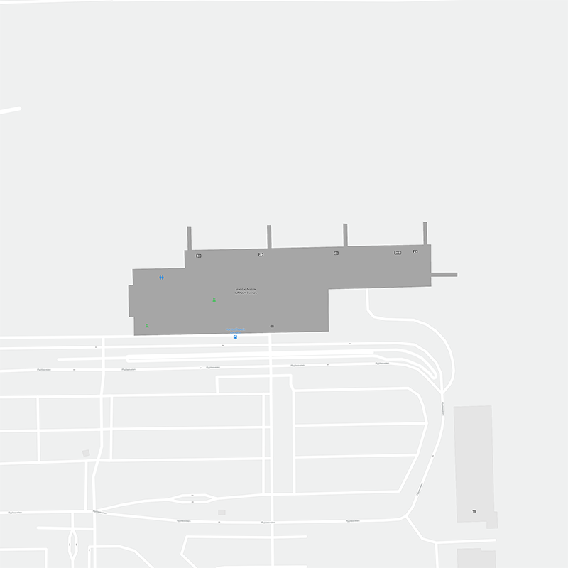 Evenes terminal map