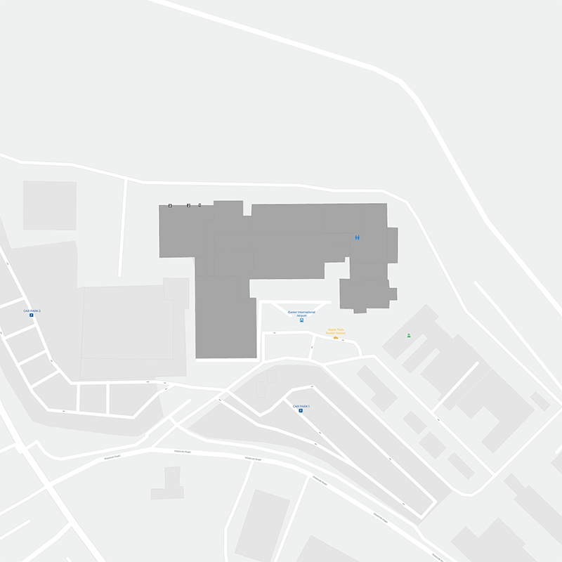 Exeter terminal map