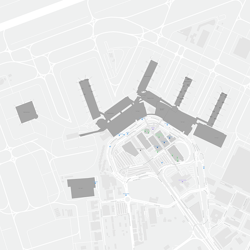 Roma Fiumicino terminal map
