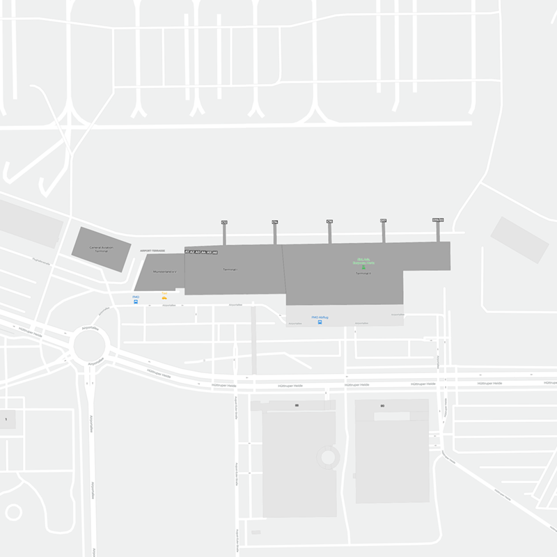 Muenster terminal map